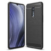 Flexi Slim Carbon Fibre Case for Oppo Reno Z - Brushed Black